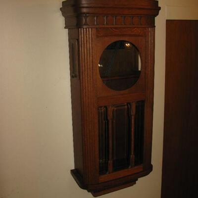 OAK WALL CLOCK CASE   BUY IT NOW $ 95.00