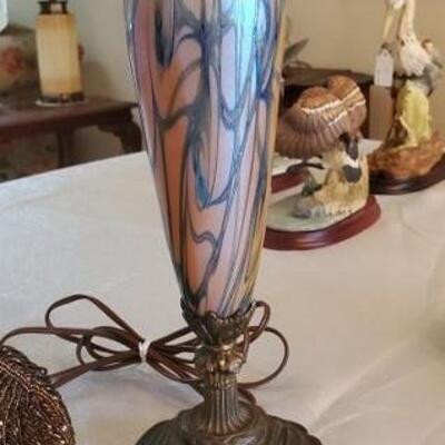 DURAND BEAUTIFUL ART GLASS LAMP                                         BUY IT NOW $ 465.00