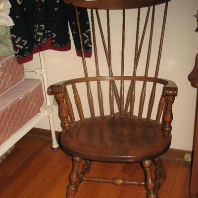 C. BENT WINDSOR CHAIR  (THERE ARE 2) 