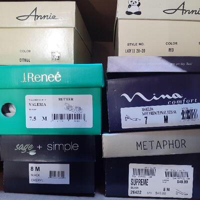 https://www.ebay.com/itm/114835807368	KG8057 Lot of Lady's Dress Shoes - Nina, Annie, Metaphor,Sage Local Pickup
