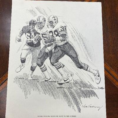 https://www.ebay.com/itm/124752585483	TM9448 New Orleans Saints Print 1981 George Rogrs Makes his move to the Outside 13.75