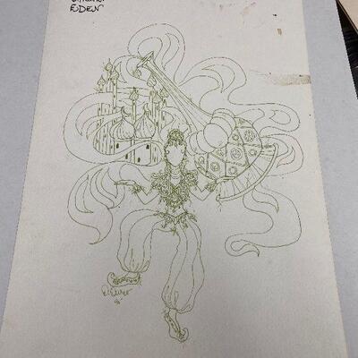 https://www.ebay.com/itm/114835804519	LRM4026 Barbara Edem Mardi Gras Costume Sketch
