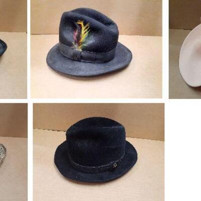 https://www.ebay.com/itm/124755346870	KG8054 Lot of Dressy Hats, Fadora Cowboyâ€¦â€¦ Local Pickup

