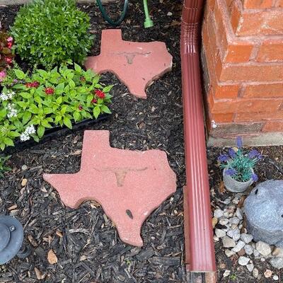 texas stepping stones w/ longhorn 