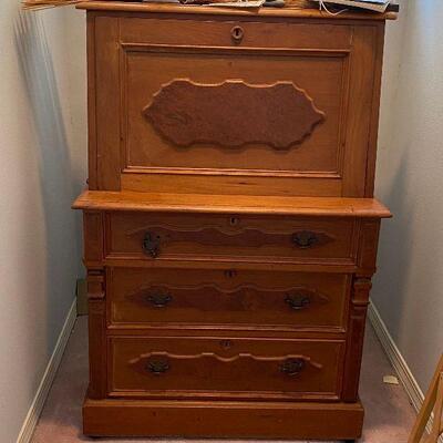 ME6033: Small Drop Front Secretary desk 
