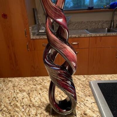 Murano glass twist