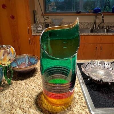 Layered "Calla" vase