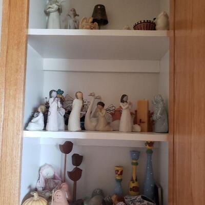many figurines