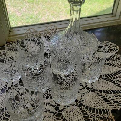 Waterford crystal rock glasses
Waterford crystal decanter