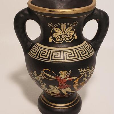 Small Greek key vase