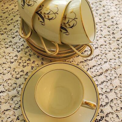 Noritake (Diana) Demitasse teacups and saucers