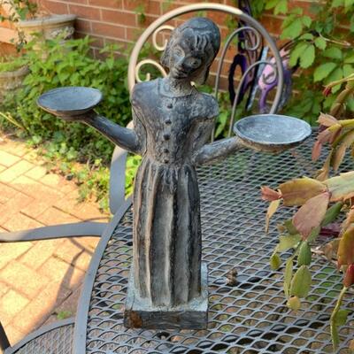 Cement garden urns and outdoor sculptures and decor
