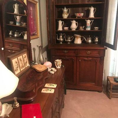 Antique Secretary Hutch