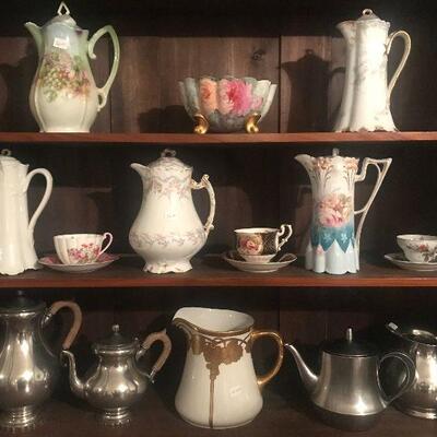 Antique Porcelain Coffee Pot Collection