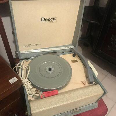 Vintage Decca Record Player