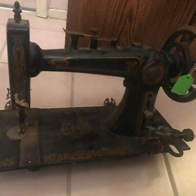 Antique Sewing Machine by Singer