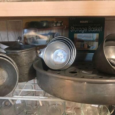 Vintage Aluminum Kitchen Items