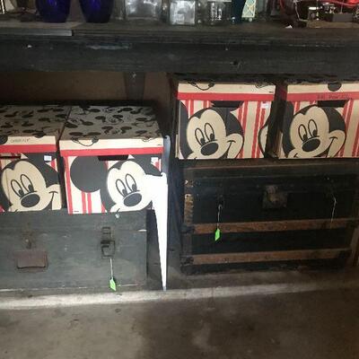 Vintage Mickey Mouse Boxes