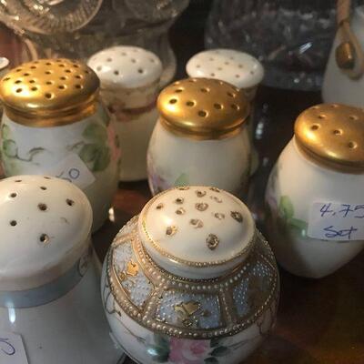 Antique Salt and Pepper Shakers