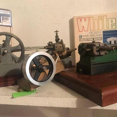 Several engine model kits by Stirling
