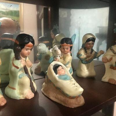 Indian Nativity Figurine Set