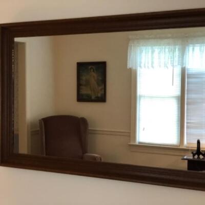 Large Oak framed mirror -heavy
$75