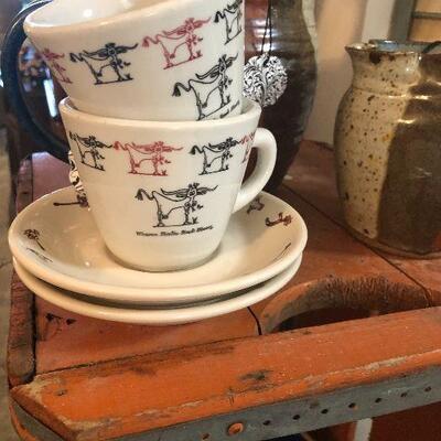 Vintage Western Sizzler Coffee Cup + Saucer
#americandining 