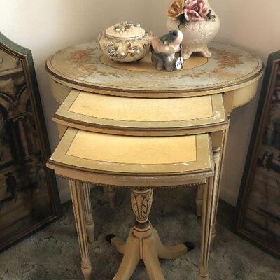 Imperial Grand Rapids French Style Nesting Tables (3)