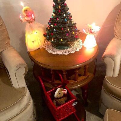 Vintage Ceramic mold Christmas Tree 