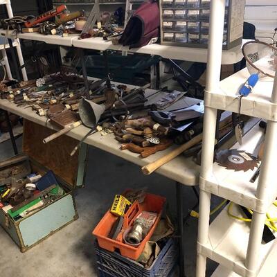 Antique and vintage farm tools, implements, parts