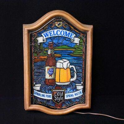 Circa 1980s Haileman's Old Style Lighted Beer Sign