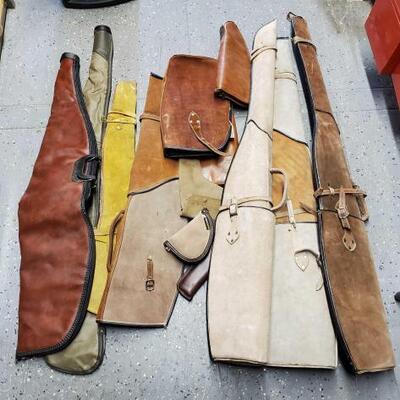 
#5138 â€¢ 7 Rifle Cases, and 6 Handgun Cases