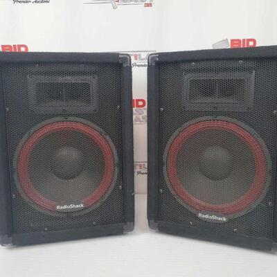 #2152 â€¢ 2 Radio Shack PA Speakers