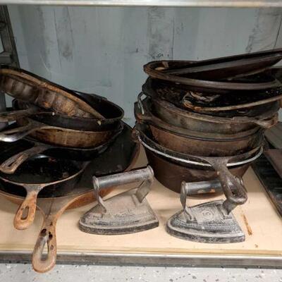 #5202 â€¢ Cast Iron Pots and Pans