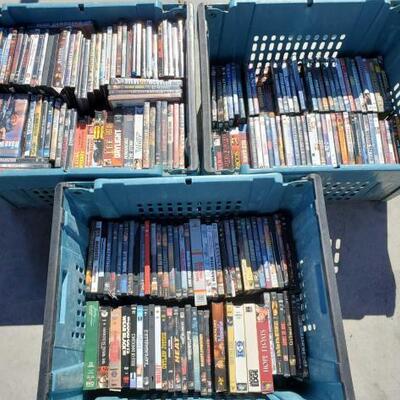 #5224 â€¢ 3 Totes Full Of DVD Movies