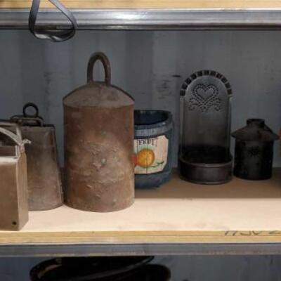 
#5200 â€¢ Vintage Bells, Vintage Fruit Basket, and More
