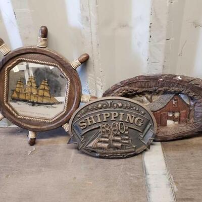 #4518 â€¢ Wall Art measure are between 23"x11: 6 16"x11"