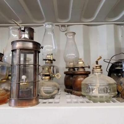 
#5030 â€¢ Oil Lamps, Lanterns, and More