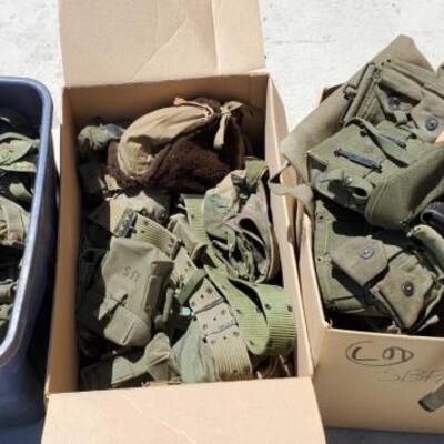 
#5242 â€¢ Military Pouches, Military Canteens, and More
