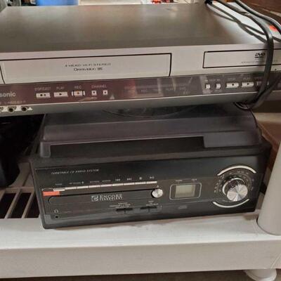 
#2308 â€¢ Panasonic Hi-Fi Stereo and DVD Player, and Turntable CD Radio System