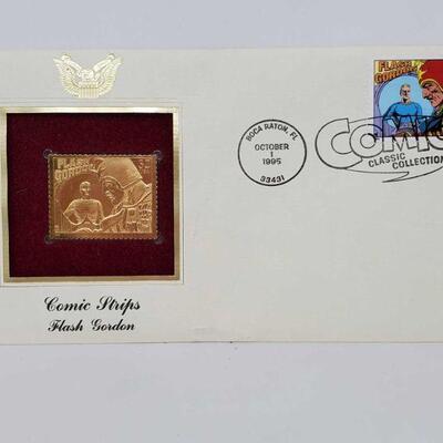 
#1016 â€¢ Flash Gordon Gold Stamp Replica