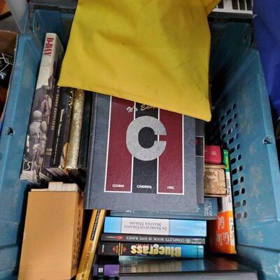 #2164 â€¢ Tote Full Of Book, Yearbooks, and More