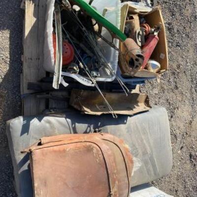 
#6768 â€¢ Vintage Car Seats. Leaf Springs & More Parts