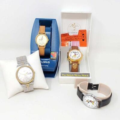 
#1008 â€¢ 4 Costume Watches