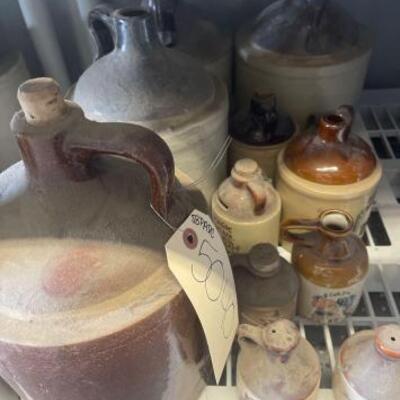 
#5040 â€¢ Various Stone Jugs