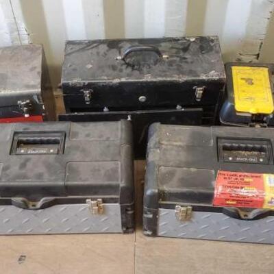 #4580 â€¢ 5 Tool Boxes Full Of Tools