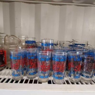 
#5022 â€¢ Vintage 1970s Pepsi- Cola Glassware Collection