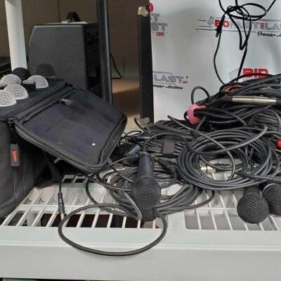 #2098 â€¢ 16 Microphones, Cords, And More