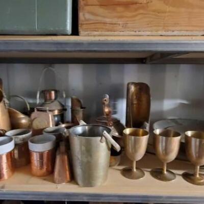 #5126 â€¢ Copper Lamp, Mugs, Cups, Tea kettle, and More
