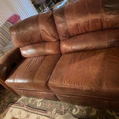 Leather recliner 150.00